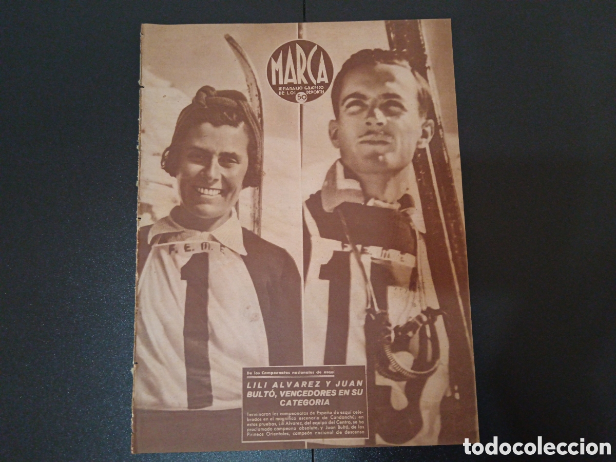 Sammelleidenschaft Sport: MARCA N&deg; 111 (25/03/1941) Lili &Aacute;lvarez Real Madrid Sevilla AT Aviaci&oacute;n FC Barcelona