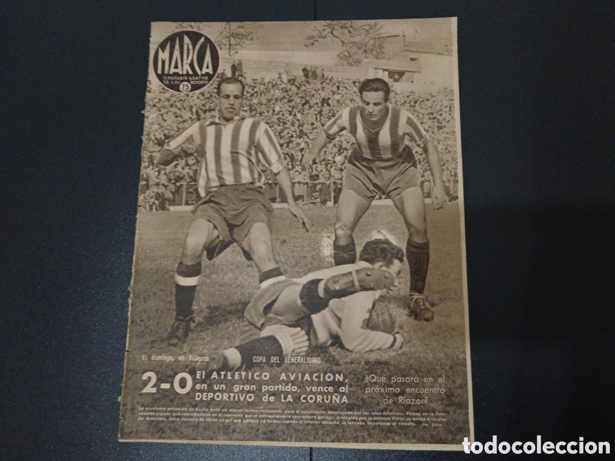 Sammelleidenschaft Sport: MARCA N&deg; 170 (12/05/1942)