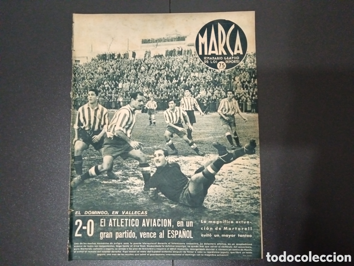 Sammelleidenschaft Sport: MARCA N&deg; 159 (24/02/1942)