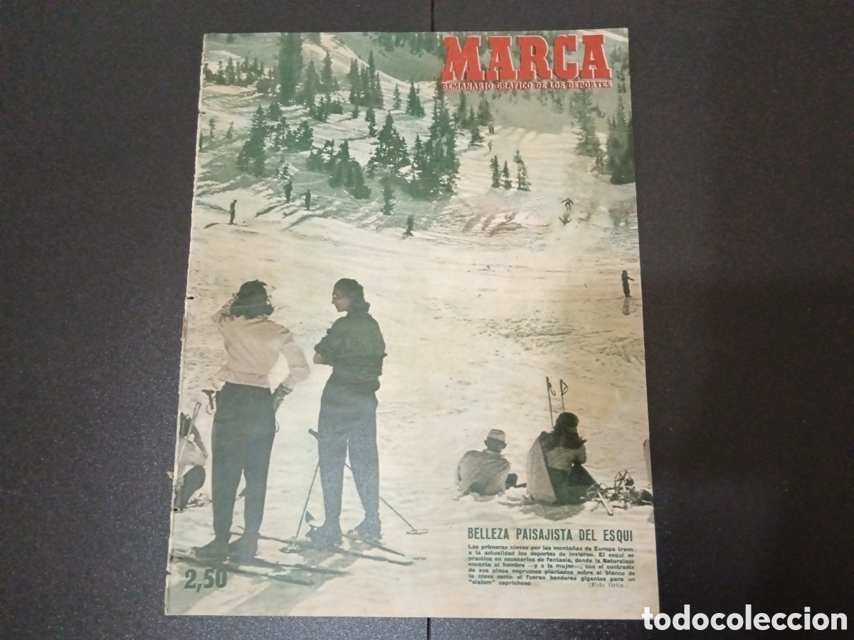 Coleccionismo deportivo: MARCA N&deg; 421 (26/12/1950) Eintracht Frankfurt AT MADRID SEVILLA REAL MADRID BOLDKLUBBEN