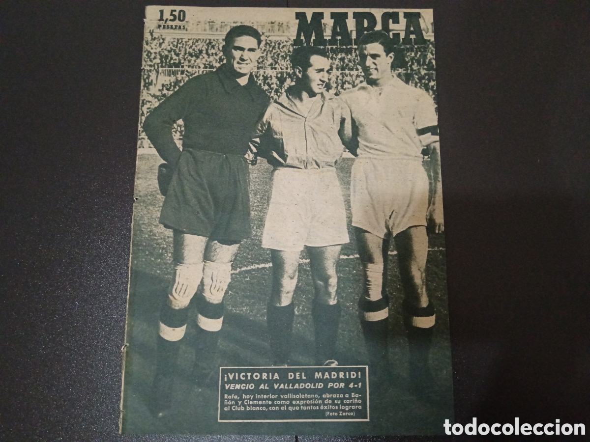 Sammelleidenschaft Sport: MARCA N&deg; 307 (19/10/1948) REAL MADRID VALLADOLID TARRAGONA AT MADRID ALCOYANO VALENCIA RESTO JORNADA