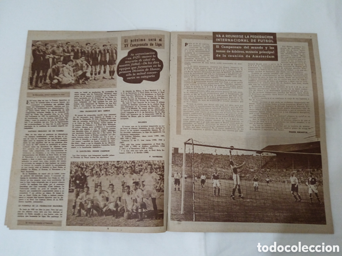 Coleccionismo deportivo: MARCA N&deg; 247 (26/08/1947) - Foto 4