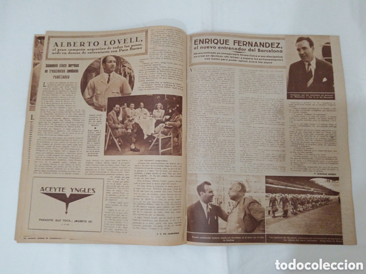 Coleccionismo deportivo: MARCA N&deg; 247 (26/08/1947) - Foto 9