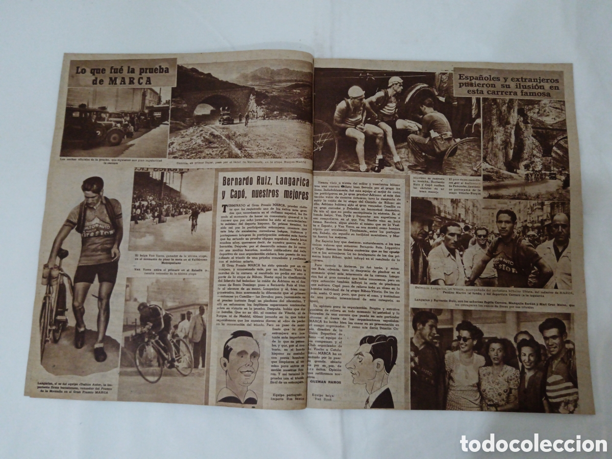 Coleccionismo deportivo: MARCA N&deg; 246 (19/08/1947) - Foto 3