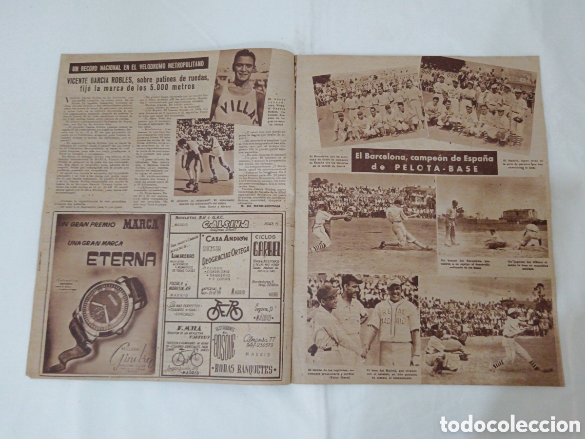 Coleccionismo deportivo: MARCA N&deg; 246 (19/08/1947) - Foto 4