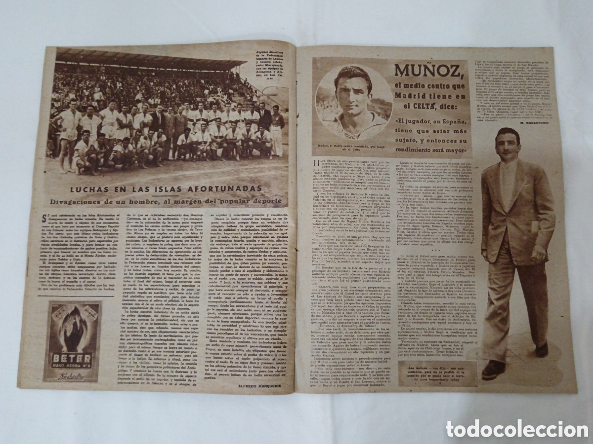 Coleccionismo deportivo: MARCA N&deg; 246 (19/08/1947) - Foto 5