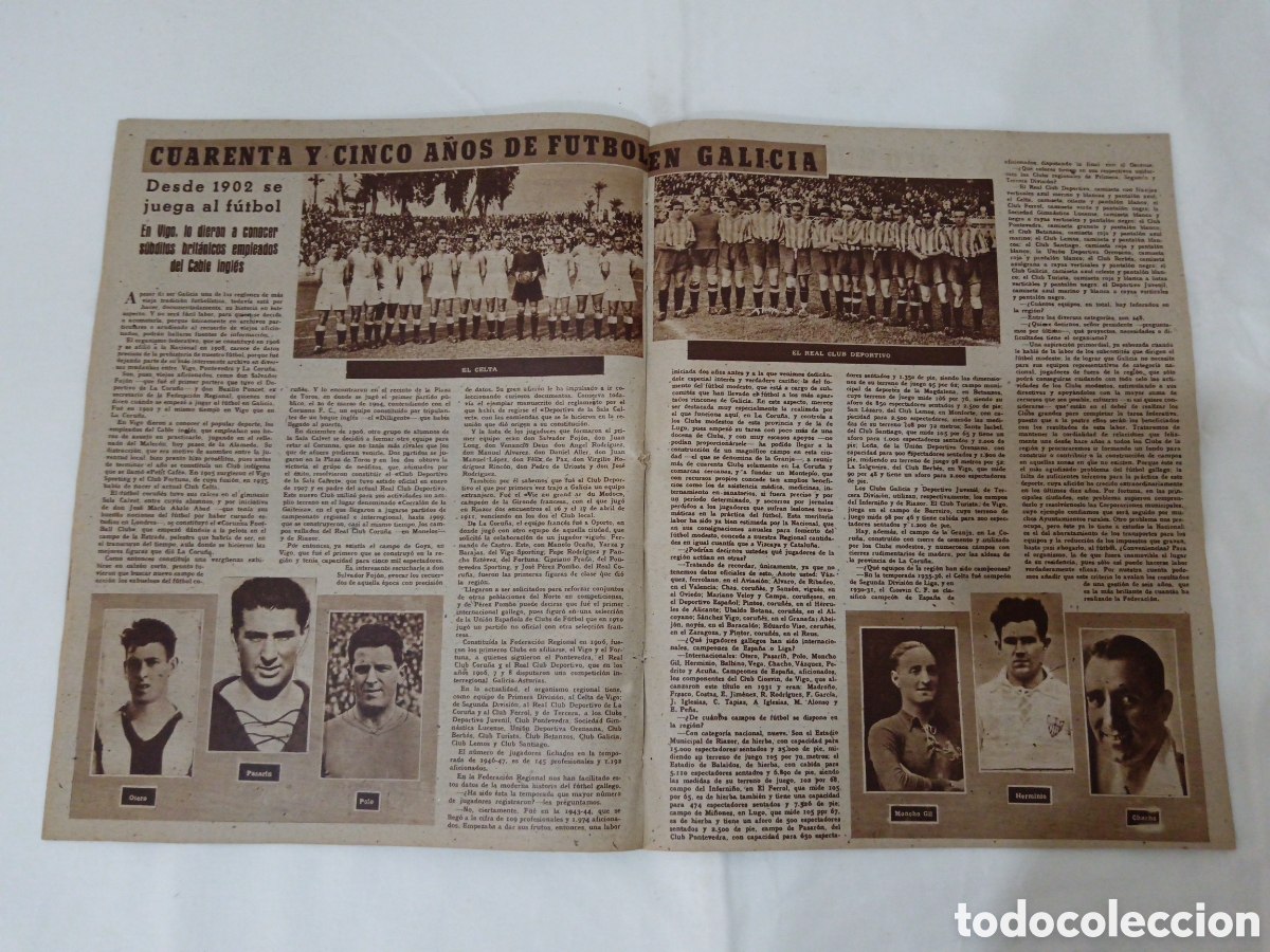 Coleccionismo deportivo: MARCA N&deg; 246 (19/08/1947) - Foto 8