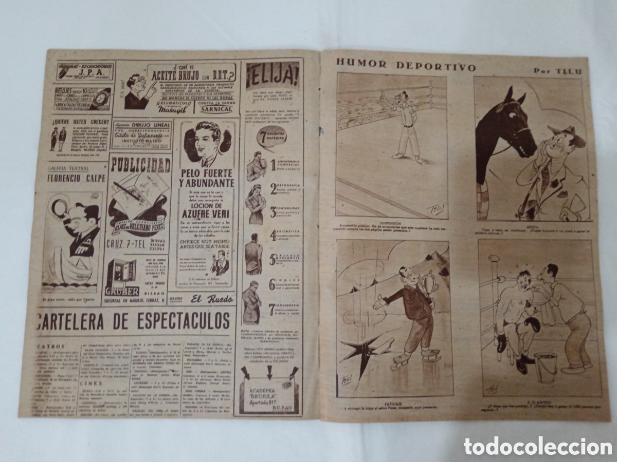 Coleccionismo deportivo: MARCA N&deg; 246 (19/08/1947) - Foto 12