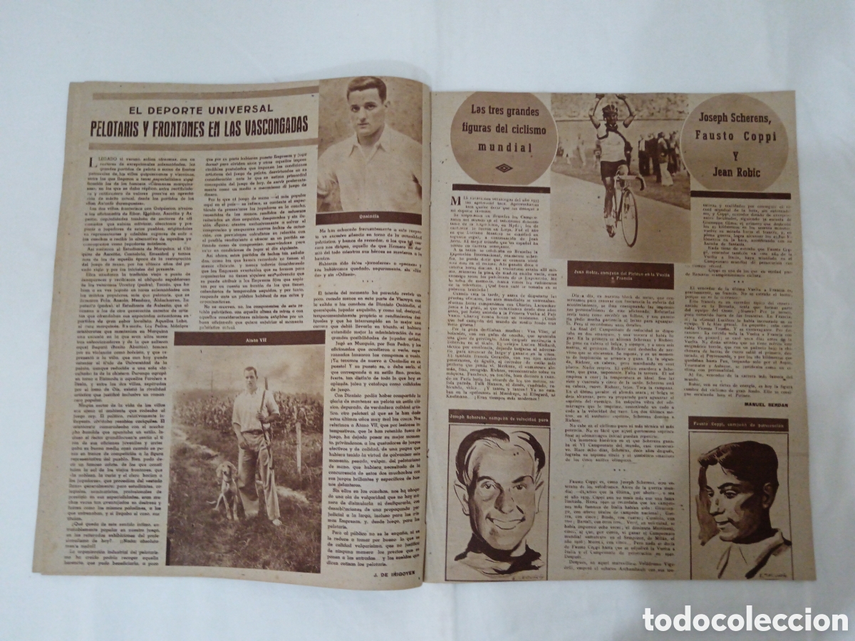 Coleccionismo deportivo: MARCA N&deg; 244 (05/08/1947) - Foto 4