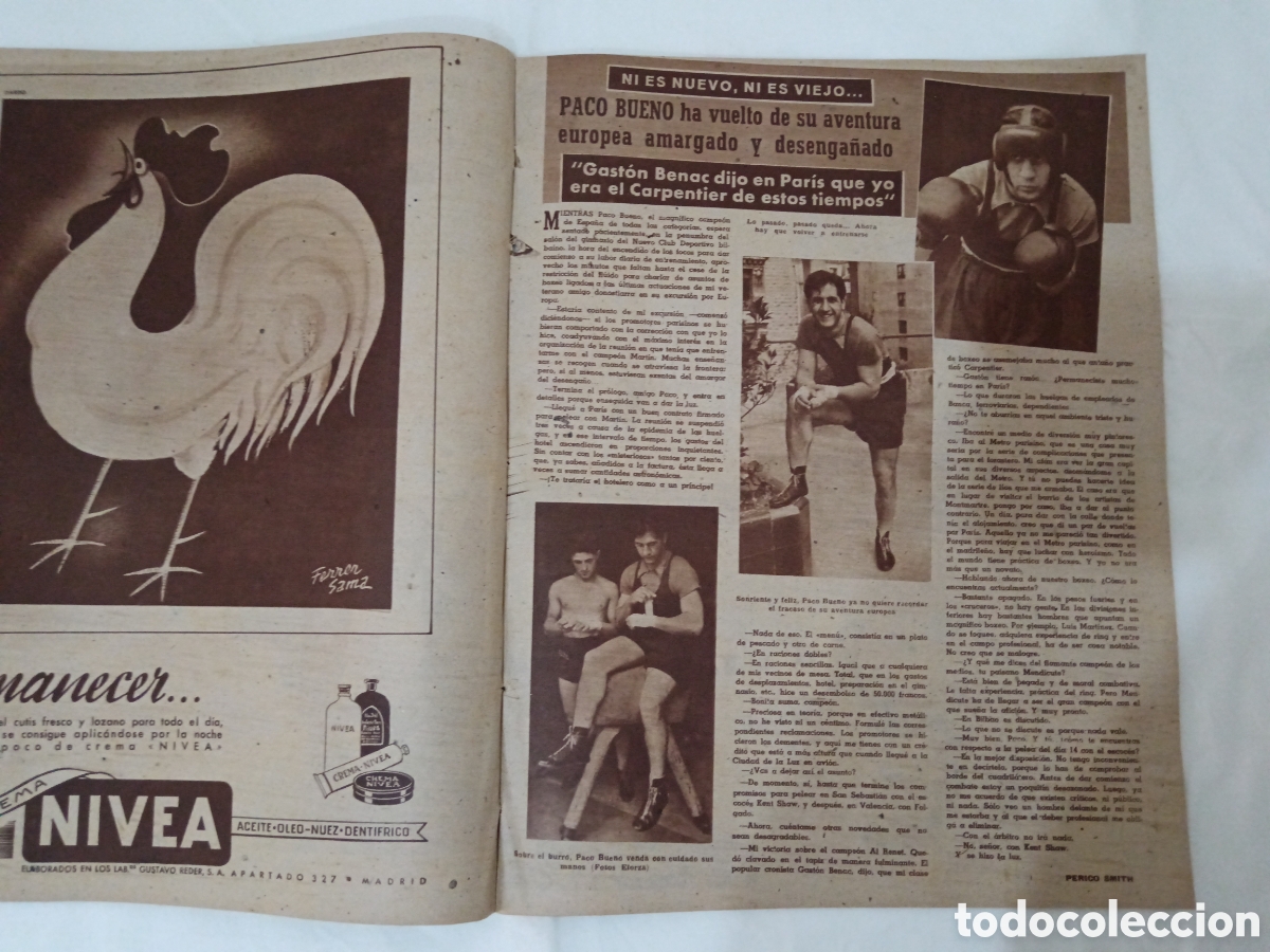 Coleccionismo deportivo: MARCA N&deg; 244 (05/08/1947) - Foto 6