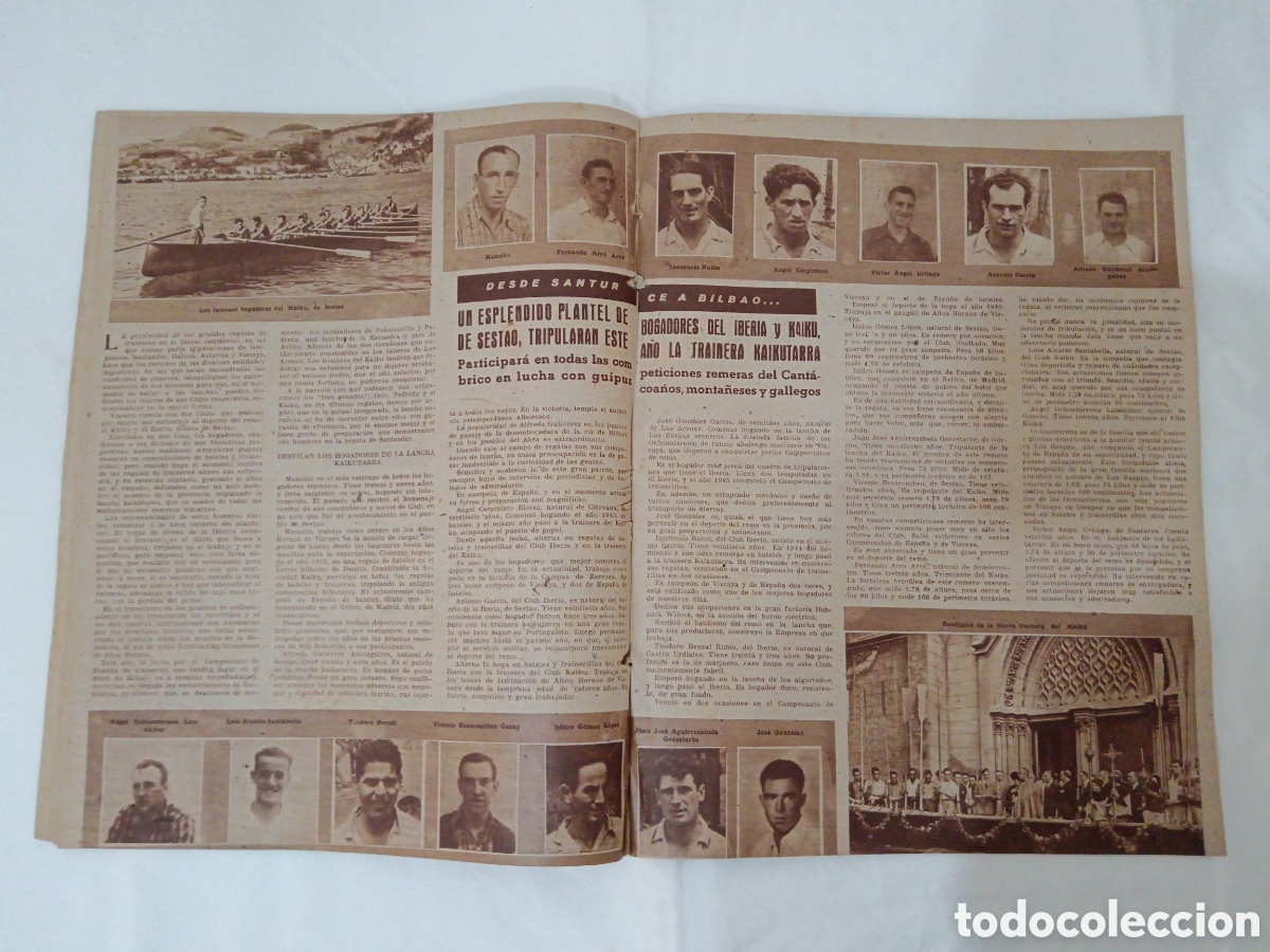 Coleccionismo deportivo: MARCA N&deg; 244 (05/08/1947) - Foto 8