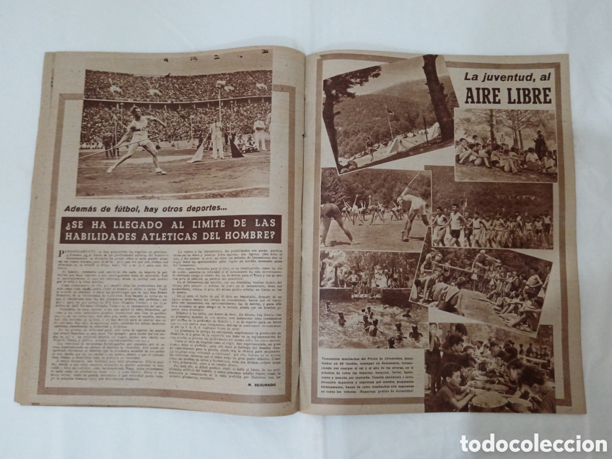 Coleccionismo deportivo: MARCA N&deg; 244 (05/08/1947) - Foto 9