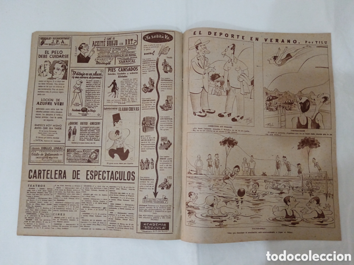 Coleccionismo deportivo: MARCA N&deg; 244 (05/08/1947) - Foto 12