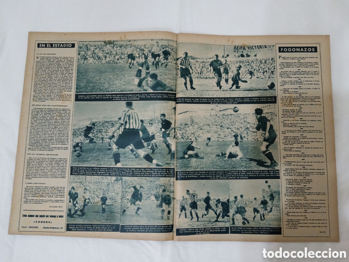 Coleccionismo deportivo: MARCA N&deg; 81 (13/06/1944) - Foto 3