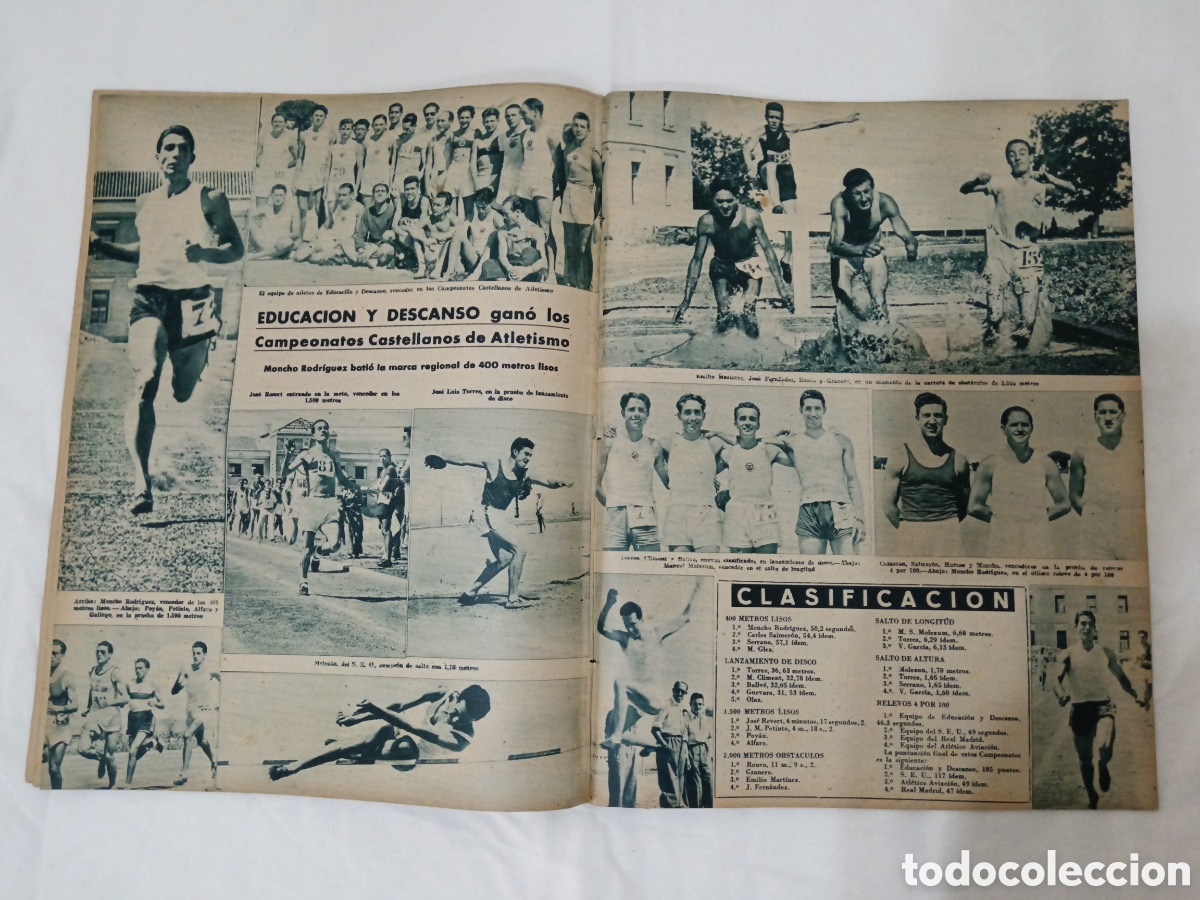 Coleccionismo deportivo: MARCA N&deg; 81 (13/06/1944) - Foto 6