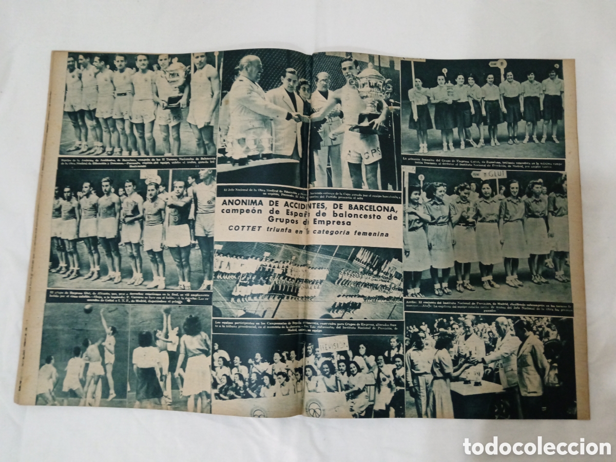 Coleccionismo deportivo: MARCA N&deg; 81 (13/06/1944) - Foto 7
