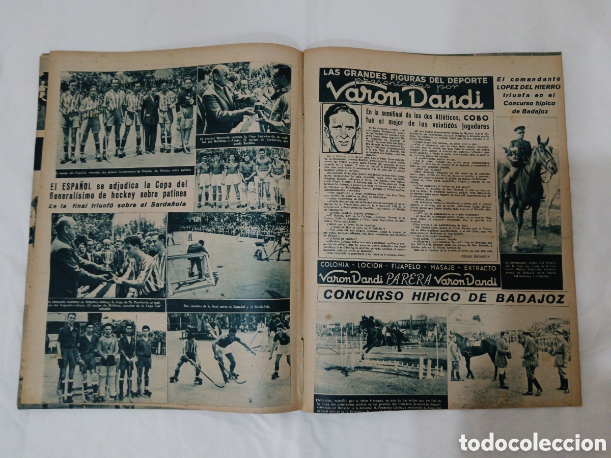 Coleccionismo deportivo: MARCA N&deg; 81 (13/06/1944) - Foto 9