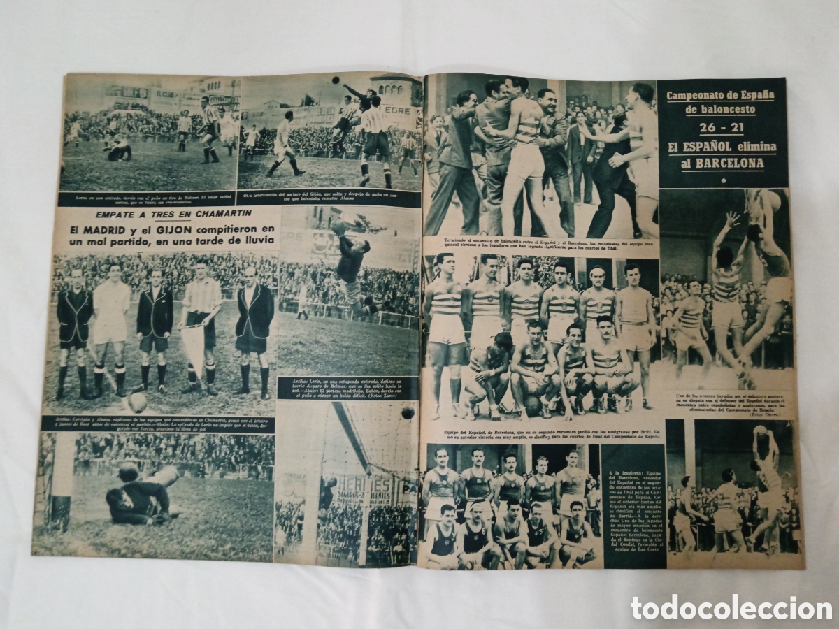 Coleccionismo deportivo: MARCA N&deg; 79 (30/05/1944) - Foto 8