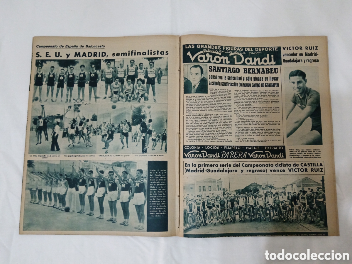 Coleccionismo deportivo: MARCA N&deg; 79 (30/05/1944) - Foto 9