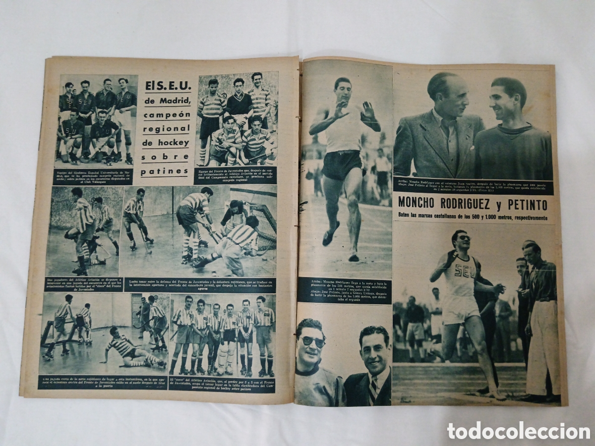 Coleccionismo deportivo: MARCA N&deg; 79 (30/05/1944) - Foto 10