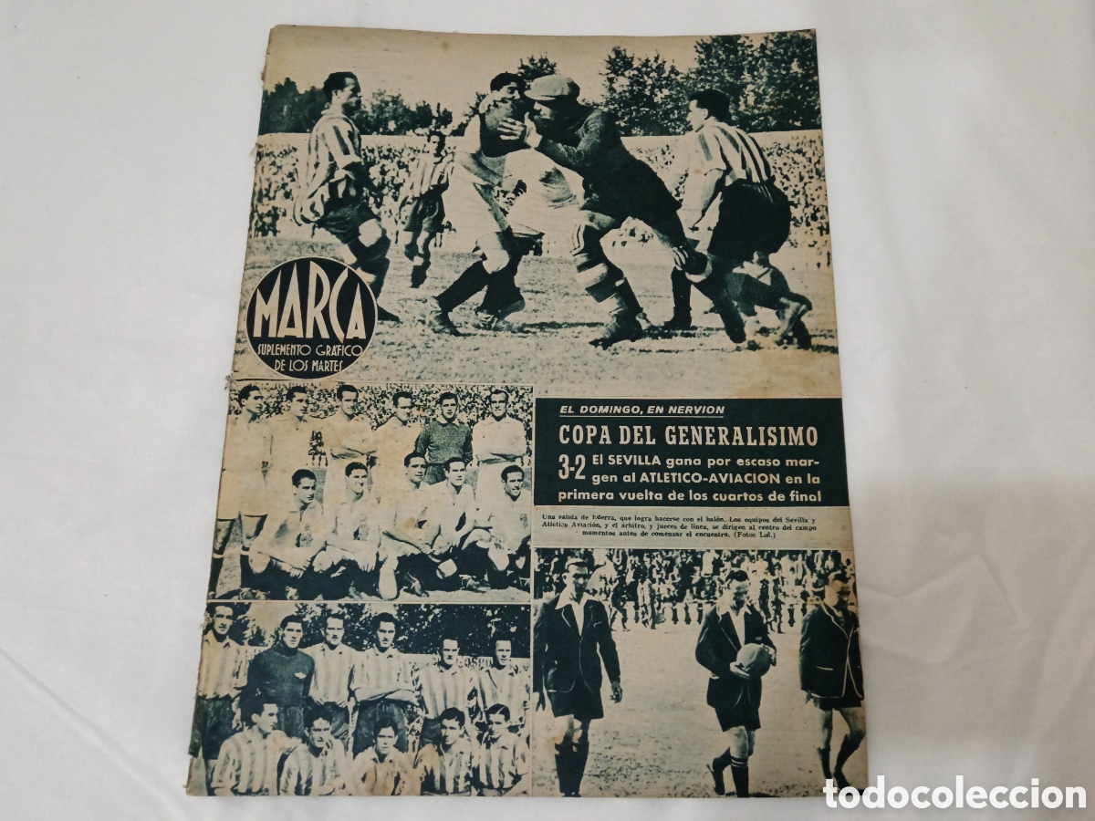 Coleccionismo deportivo: MARCA N&deg; 79 (30/05/1944) - Foto 1