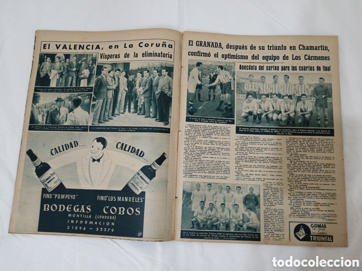 Coleccionismo deportivo: MARCA N&deg; 78 (23/05/1944) - Foto 5