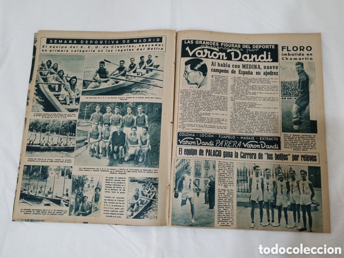 Coleccionismo deportivo: MARCA N&deg; 78 (23/05/1944) - Foto 9