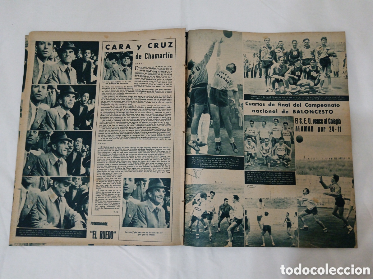 Coleccionismo deportivo: MARCA N&deg; 78 (23/05/1944) - Foto 10
