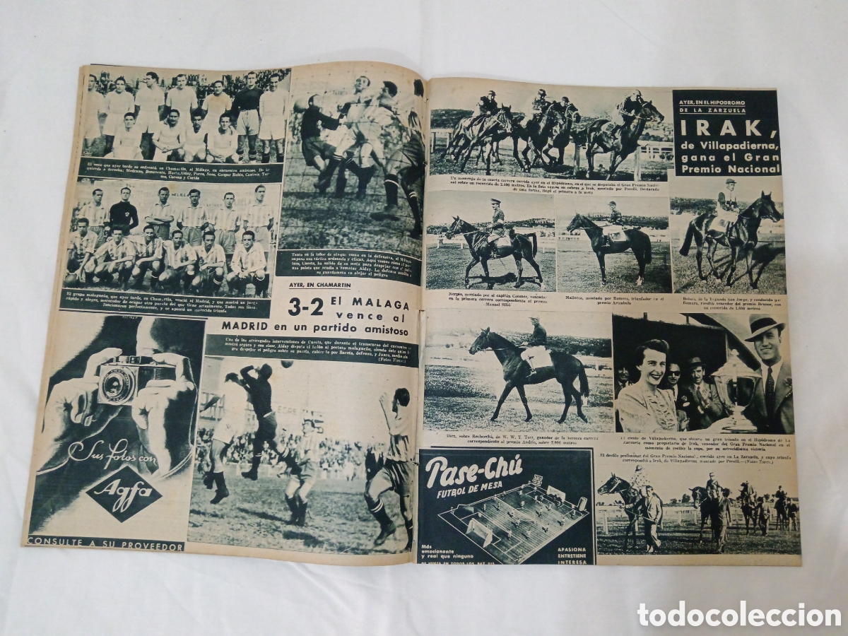Coleccionismo deportivo: MARCA N&deg; 77 (16/05/1944) - Foto 6