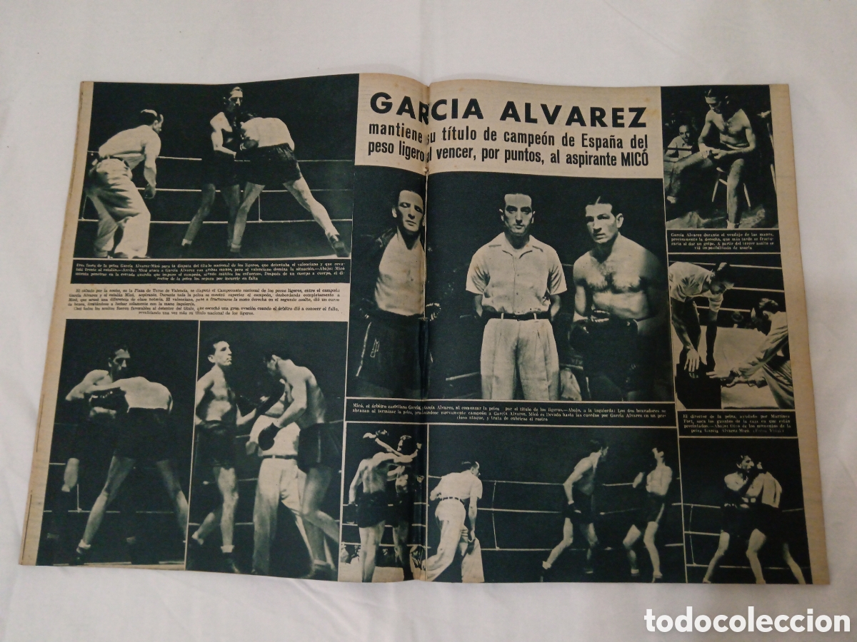 Coleccionismo deportivo: MARCA N&deg; 77 (16/05/1944) - Foto 7