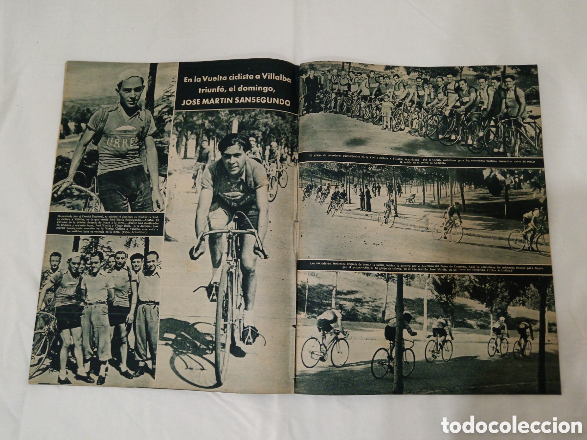 Coleccionismo deportivo: MARCA N&deg; 77 (16/05/1944) - Foto 8
