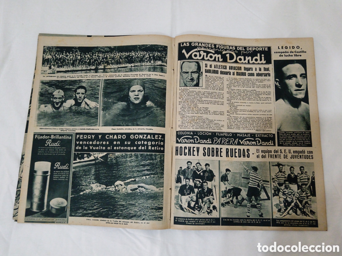 Coleccionismo deportivo: MARCA N&deg; 77 (16/05/1944) - Foto 9