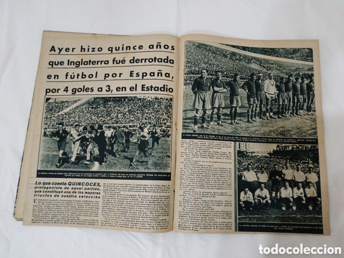 Coleccionismo deportivo: MARCA N&deg; 77 (16/05/1944) - Foto 11