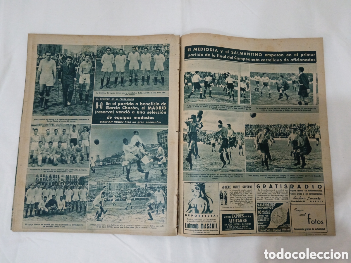 Coleccionismo deportivo: MARCA N&deg; 73 (18/04/1944) - Foto 12
