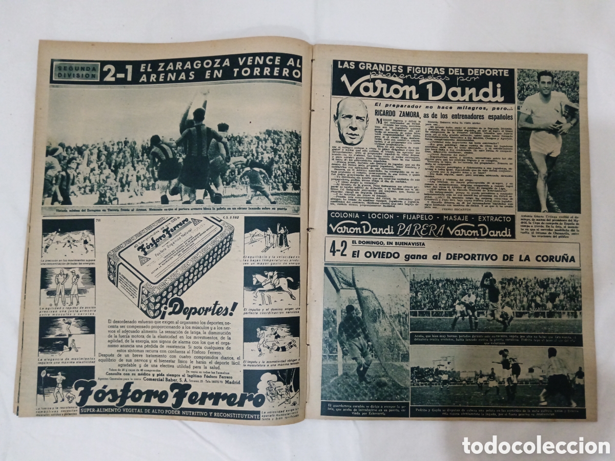 Coleccionismo deportivo: MARCA N&deg; 71 (04/04/1944) - Foto 5