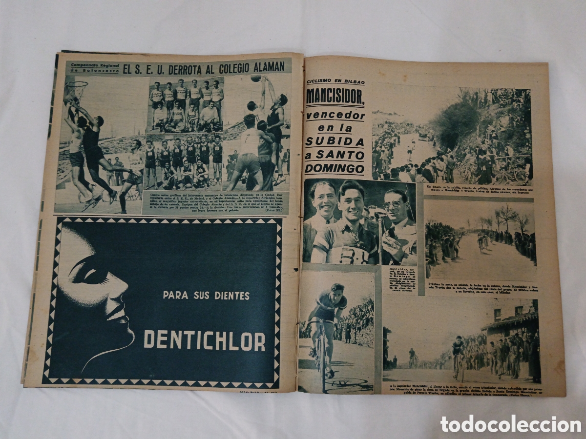 Coleccionismo deportivo: MARCA N&deg; 69 (21/03/1944) - Foto 9