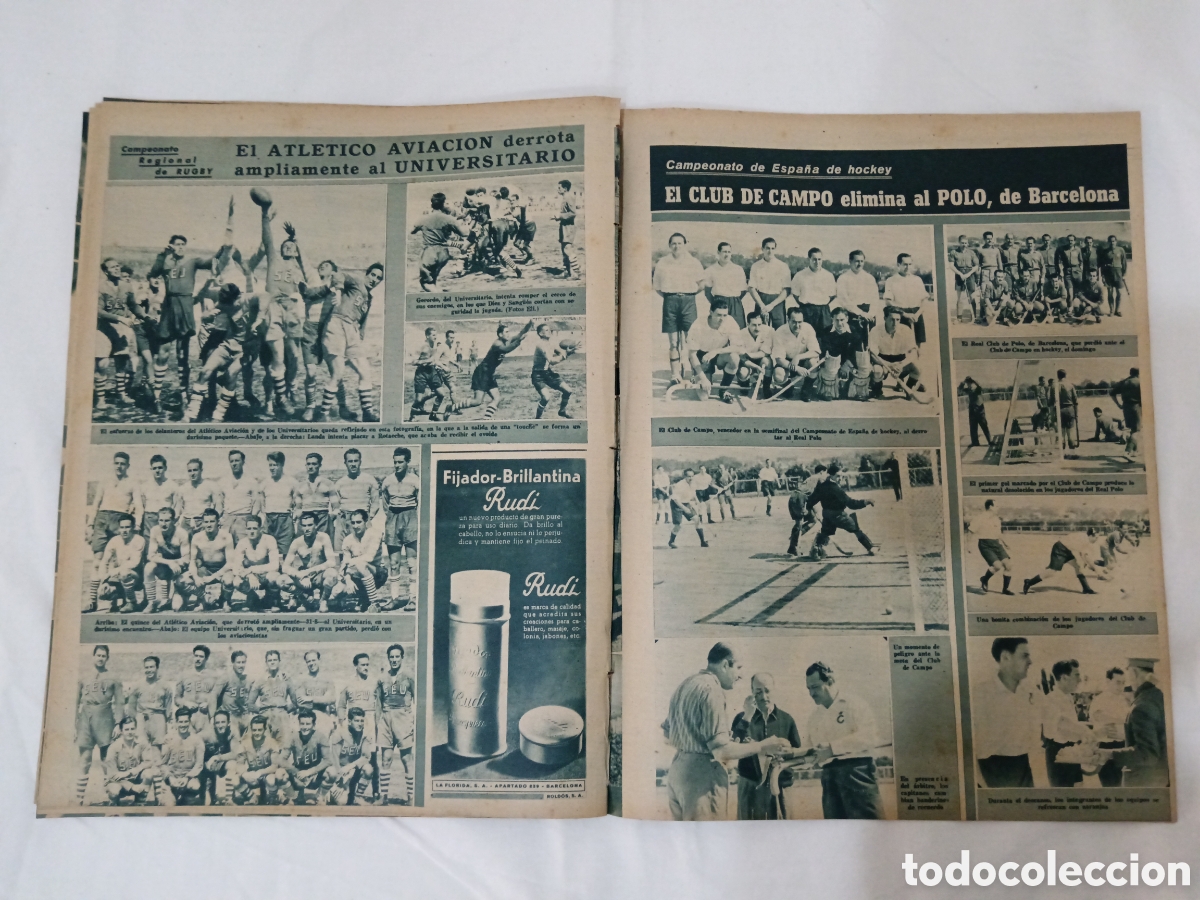 Coleccionismo deportivo: MARCA N&deg; 69 (21/03/1944) - Foto 11