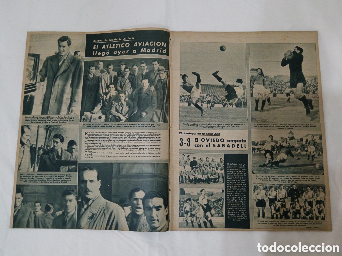 Coleccionismo deportivo: MARCA N&deg; 65 (22/02/1944) - Foto 4