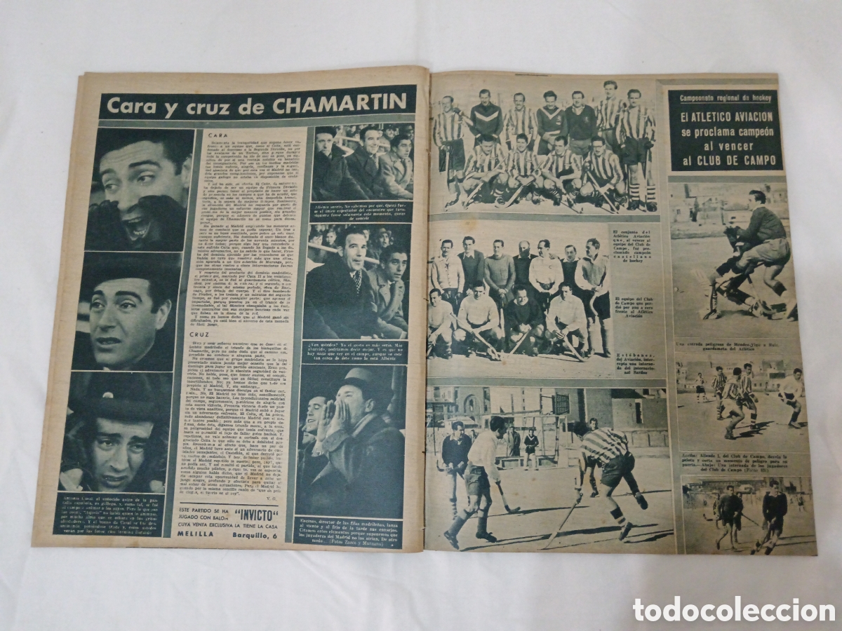 Coleccionismo deportivo: MARCA N&deg; 65 (22/02/1944) - Foto 10