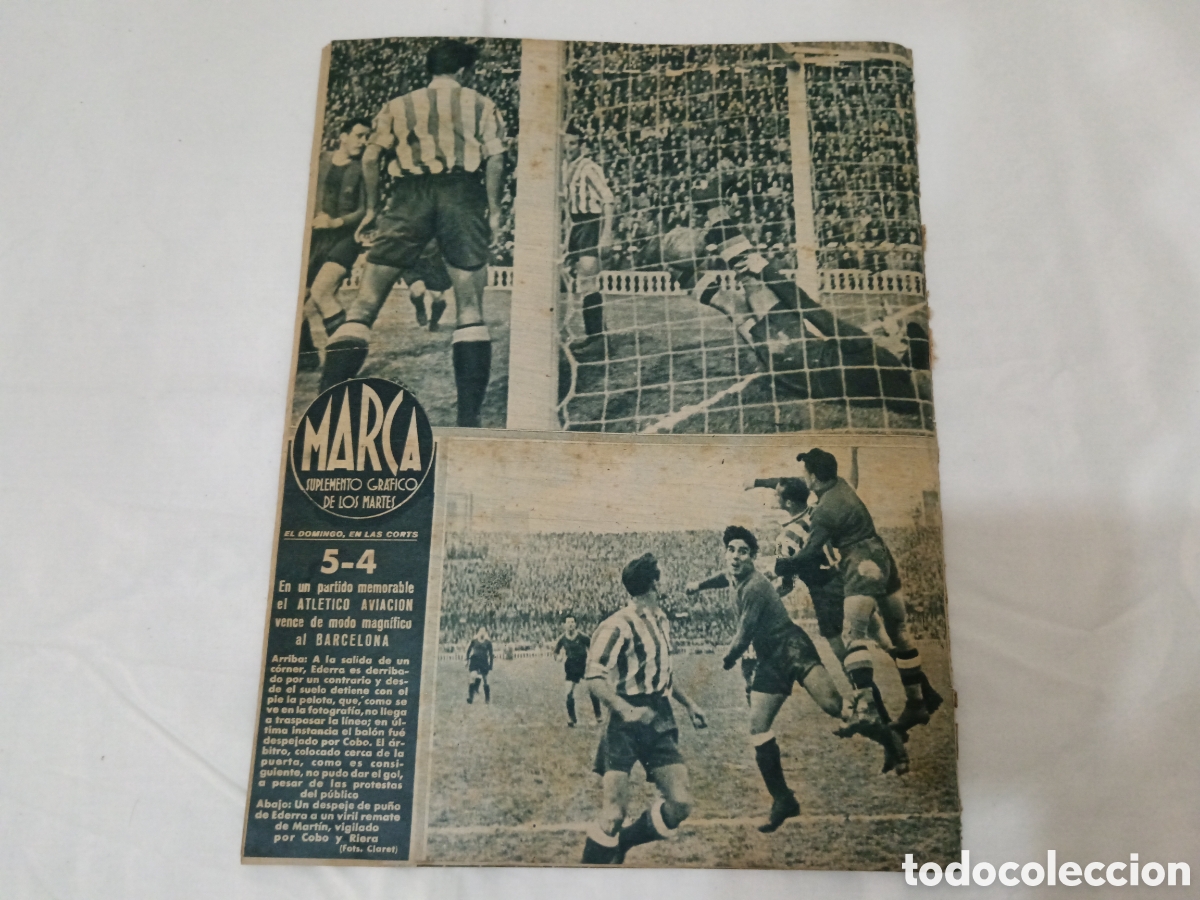 Coleccionismo deportivo: MARCA N&deg; 65 (22/02/1944) - Foto 13