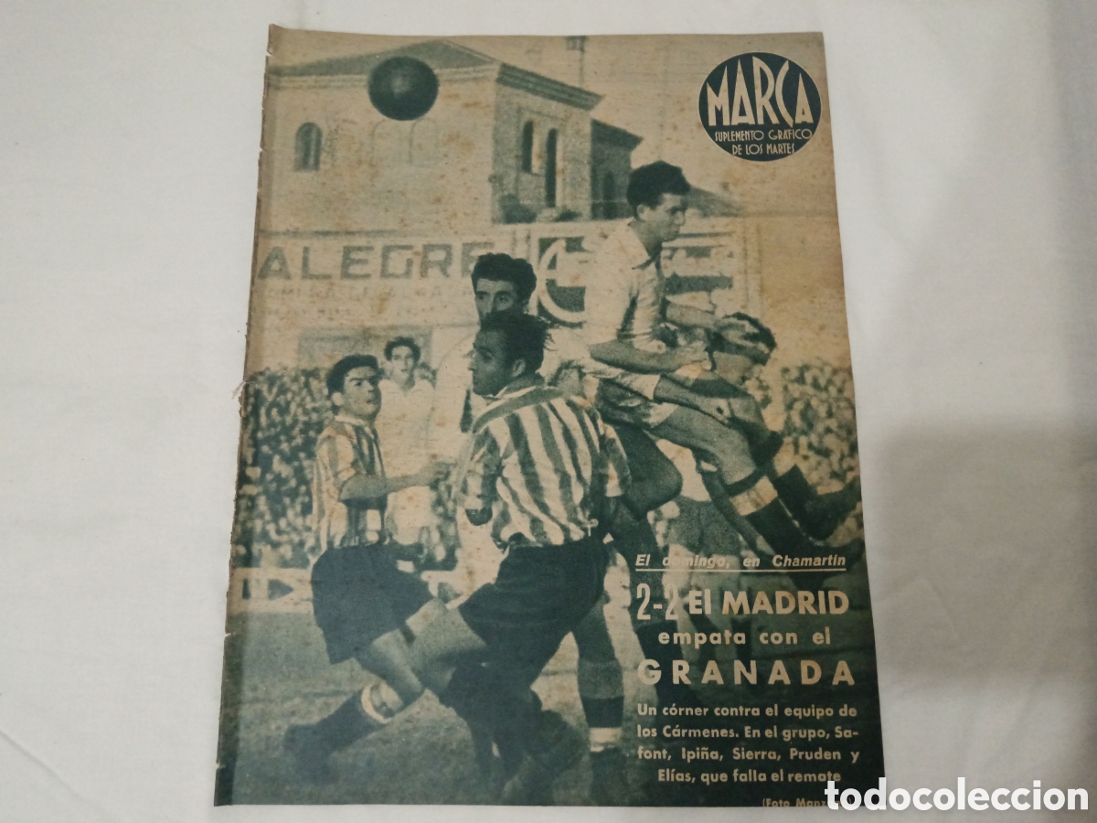 Sammelleidenschaft Sport: MARCA N&deg; 61 (24/01/1944) REAL MADRID GRANADA SEVILLA ATH BILBAO LIGA TENIS BALONCESTO