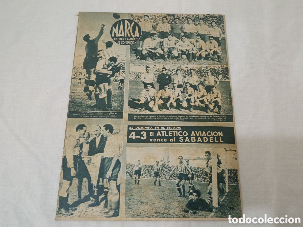 Sammelleidenschaft Sport: MARCA N&deg; 46 (12/10/1943)