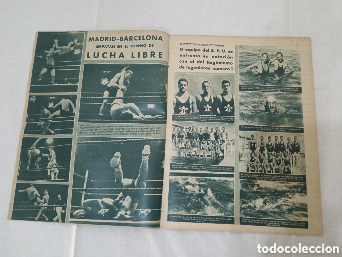 Coleccionismo deportivo: MARCA N&deg; 40 (31/08/1943) - Foto 4
