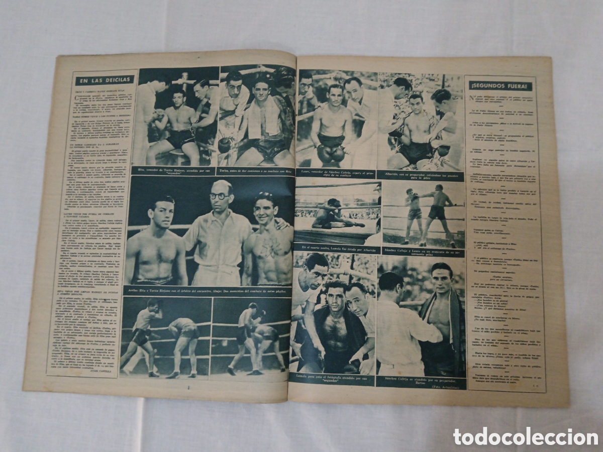 Coleccionismo deportivo: MARCA N&deg; 40 (31/08/1943) - Foto 5
