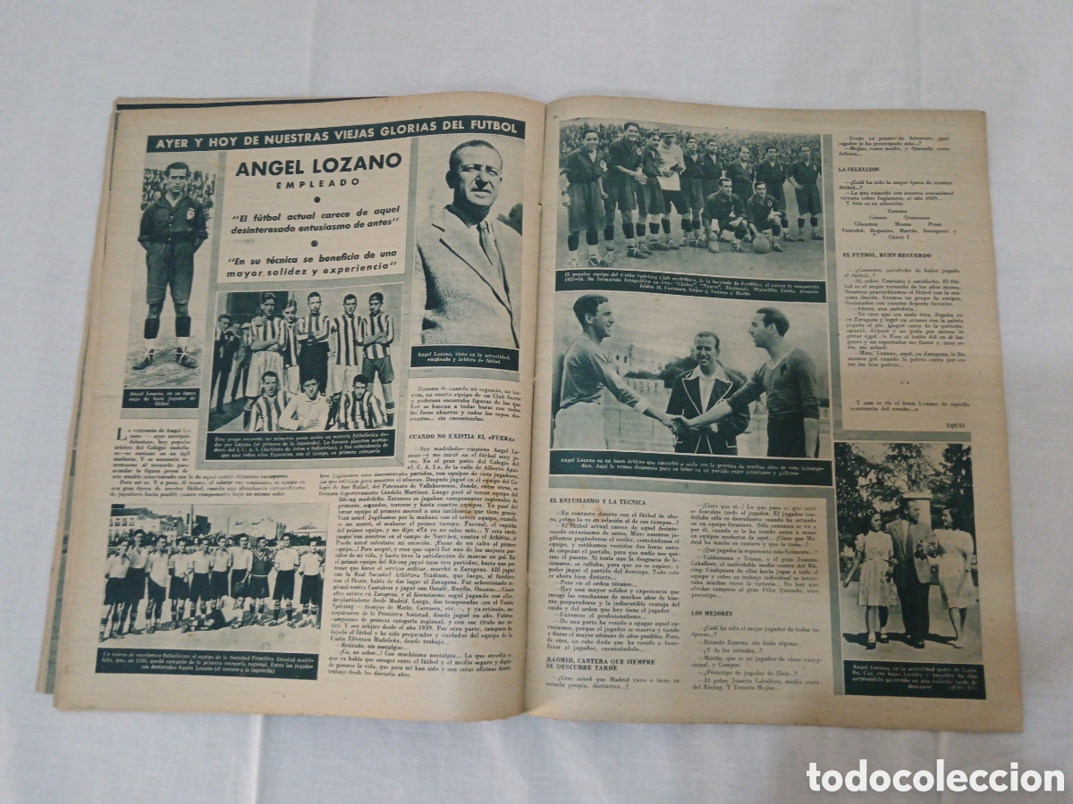 Coleccionismo deportivo: MARCA N&deg; 40 (31/08/1943) - Foto 9