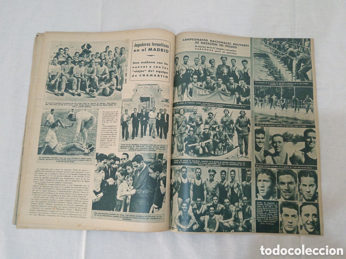Coleccionismo deportivo: MARCA N&deg; 40 (31/08/1943) - Foto 10