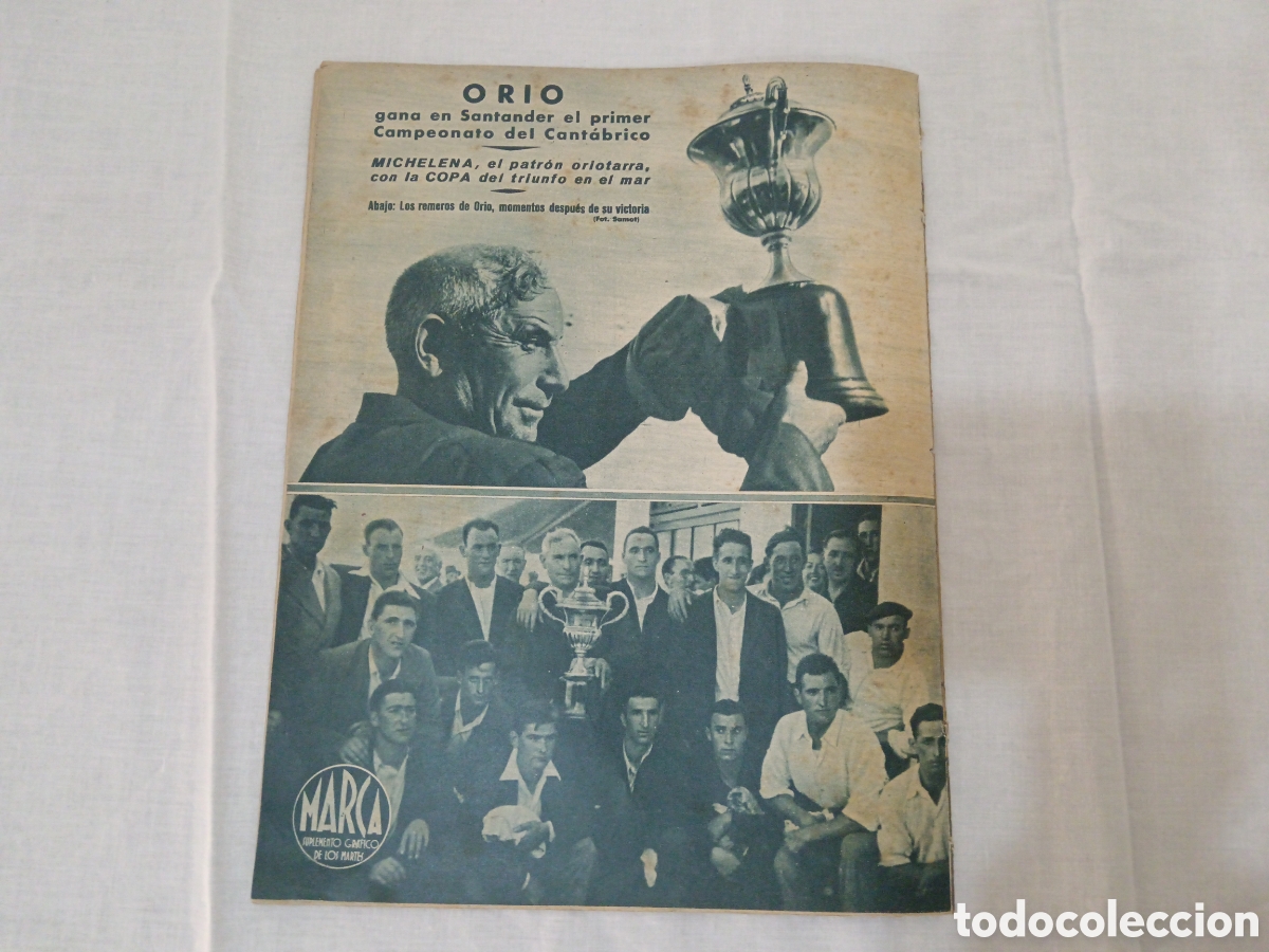 Coleccionismo deportivo: MARCA N&deg; 40 (31/08/1943) - Foto 13