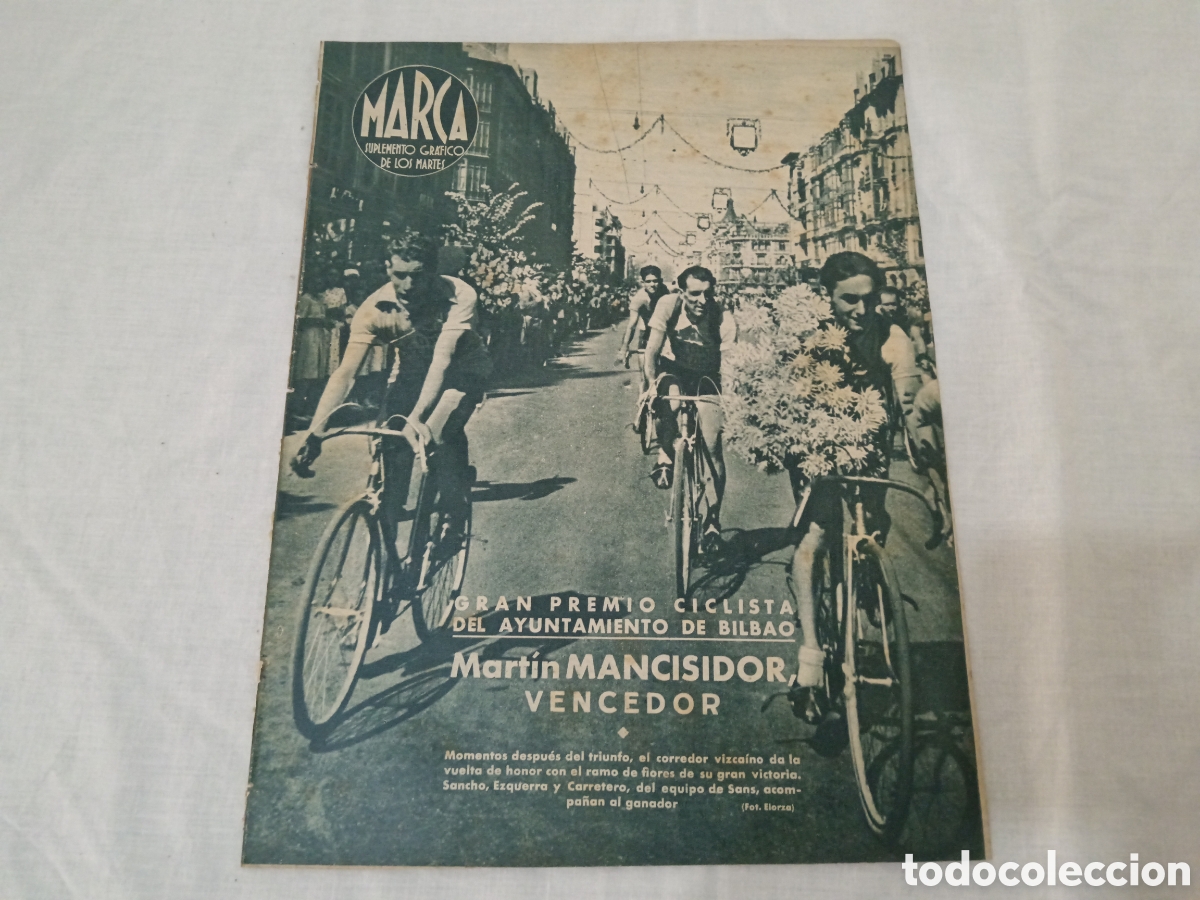 Coleccionismo deportivo: MARCA N&deg; 40 (31/08/1943) - Foto 1