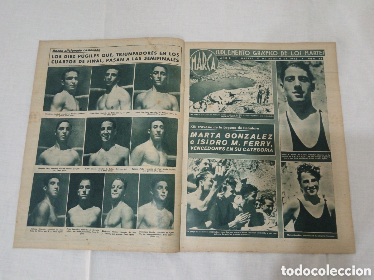 Coleccionismo deportivo: MARCA N&deg; 38 (17/08/1943) - Foto 2