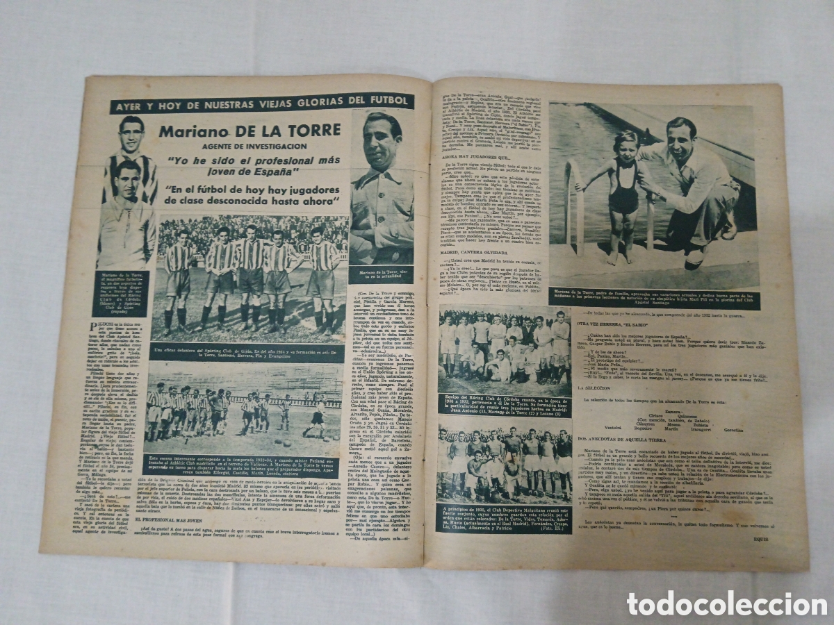 Coleccionismo deportivo: MARCA N&deg; 38 (17/08/1943) - Foto 9